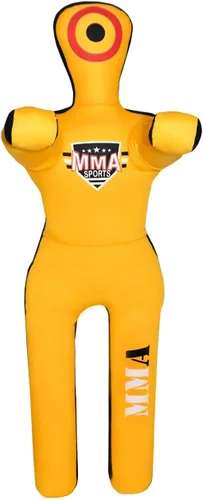 Vista 21 de Muñeco Infantil de Grappling de Pie - Sin Relleno – Muñeco de Entrenamiento para Lucha, Jiu-Jitsu, Artes Marciales Mixtas con Brazos y Piernas Negro