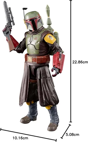 Vista 9 de STAR WARS The Black Series - Figura de Boba Fett (Salón del Trono), juguete de 15 cm, figura coleccionable de El libro de Boba Fett, para niños a