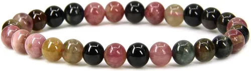 Vista 23 de Angelstones Gemstones 6mm Round Beads Healing Crystal Bracelet for women Amatista