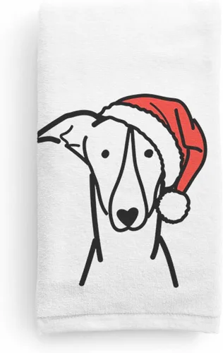 Vista 11 de Inkopious Santa Hat Airedale Terrier - Toalla de mano decorativa - Decoración navideña para el hogar