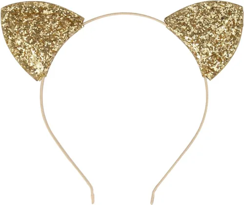 Vista 5 de Diadema con purpurina para orejas de gato, orejas de gato, orejas de gato, con purpurina y orejas de gato, para uso diario y decoración de fiestas
