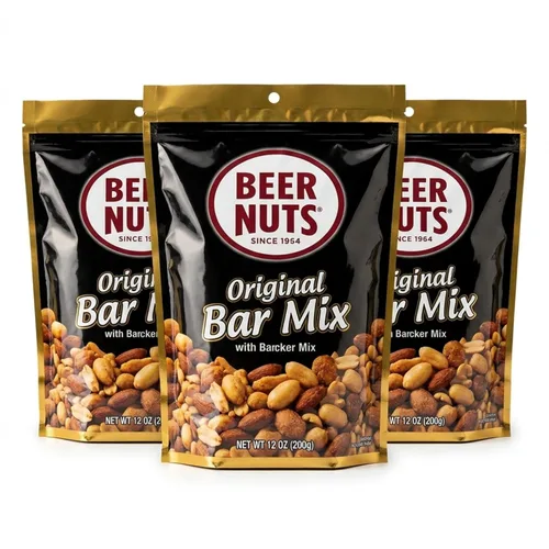 Vista 8 de BEER NUTS Original Bar Mix - Pretzels, Cheese Stix, Sesame Stix, Insane Grain - Bolsa resellable de 20 onzas (paquete de 2)