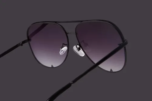 Vista 5 de ADE WU Gafas de sol estilo aviador retro de gran tamaño para mujer clásicas gafas de sol estilo piloto grandes y vintage de metal negro y dorado