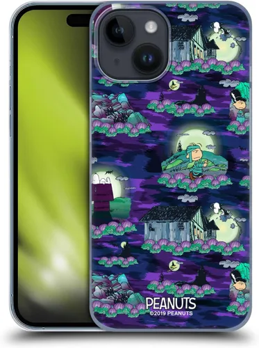 Vista 12 de Head Case Designs Funda rígida con licencia oficial de Peanuts Snoopy Patterns Spooktacular compatible con Apple iPhone 7/8/SE 2020 y 2022