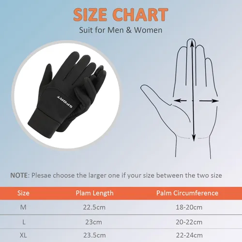 Vista 5 de CRAZY SHARK Guantes cálidos de invierno, impermeables, resistentes al viento, guantes térmicos para hombres y mujeres, guantes antideslizantes