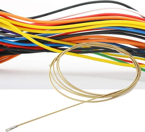 Vista 3 de Fish Tape Electrical Wire Threader Wire Puller Universal Wire Threading Device Tool Electrician Wire Threading Through Wall Wire Threader Cable