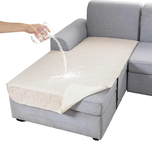 Vista 43 de Genina Juego de 2 Fundas de Reposabrazos para Sofá 100% Impermeables, Fundas para Reposabrazos de Sofá, Sillón, Protectores Antideslizantes