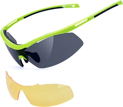 Vista 9 de MEETLOCKS Gafas de sol deportivas resistentes a los arañazos con marco TR90 elástico