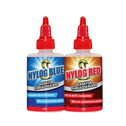 Vista 2 de Refrigeration Technologies Nylog RT201B sellador de juntas e roscas RT201B azul o RT200R rojo, 1.0 fl oz RT201BP RT200RP