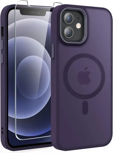 Vista 121 de WRJ Funda magnética mate para iPhone Air de 6.5 pulgadas, [compatible con Magsafe] [protección contra caídas de grado militar], delgada Negro