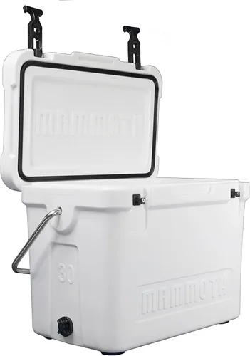 Vista 9 de Mammoth Coolers Cruiser Series, baúl de hielo duro aislado con construcción duradera de doble pared rotomoldeada, ideal para actividades recreativas