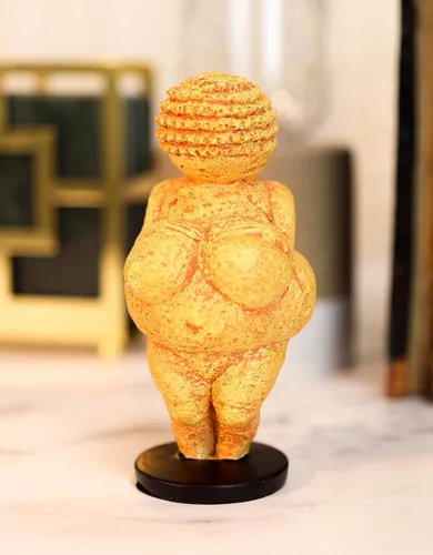 Vista 7 de Ebros Gift Venus of Willendorf Reproducción del Paleolítico Edad de Piedra Artefacto Estatua de Museo Decoración Mini Escultura 4.75" de Alto Dioses
