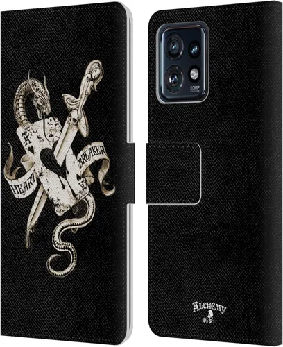 Vista 11 de Head Case Designs Officially Licensed Alchemy Gothic 13 Dagger Illustration Leather Book Wallet Case Cover Compatible with Motorola Moto Edge 40 Pro