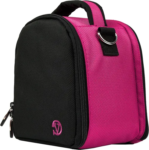 Vista 2 de Vangoddy – Laurel Bolsa para Nikon Coolpix P990/P610/P900/P530/P600/P7800/P520/P510/P500/P100/P90/P80 Digital SLR Cámaras (Rosa)
