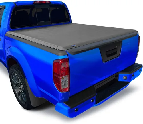 Vista 8 de Tyger Auto T3 Cubierta Suave Tri-Plegable Tonneau para Cama de Camioneta Compatible con 2005-2021 Nissan Frontier; 2009-2012 Suzuki Equator Cama