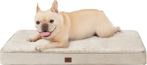 Vista 30 de EHEYCIGA Cama ortopédica impermeable para perros de 35 x 23 pulgadas, cama de espuma viscoelástica para perros de tamaño grande, alfombrilla lavable