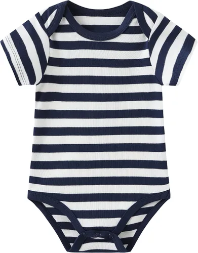 Vista 35 de Conjunto de canastilla para bebé, 9 piezas, conjunto de mamelucos y pantalones, conjunto de regalo unisex para bebé