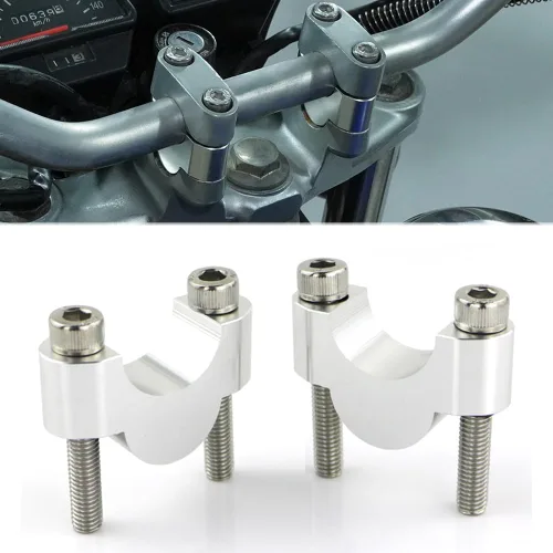 Vista 9 de Xitomer Elevadores de manillar de motocicleta ADV de 1 1/8 pulgadas, 1.126 in, sin abrazaderas, apto para VFR1200X, Street Triple RS, Street Triple