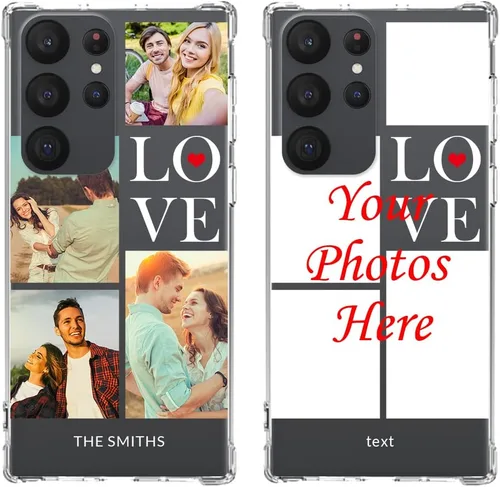 Vista 15 de Funda de teléfono personalizada para Galaxy S23, funda para múltiples fotos con parachoques de TPU ultra delgada, collage personalizado de múltiples