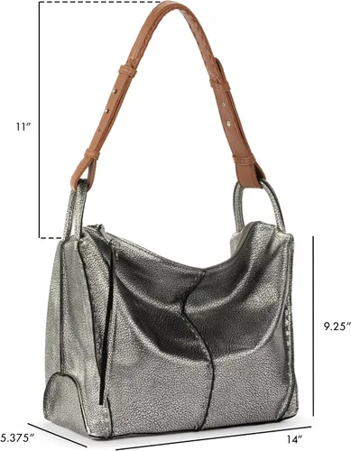 Vista 2 de The Sak Los Feliz Bolso Hobo - Bolso grande de cuero de primera calidad para mujer para todos los días y viajes - Bolso duradero con bolsillo