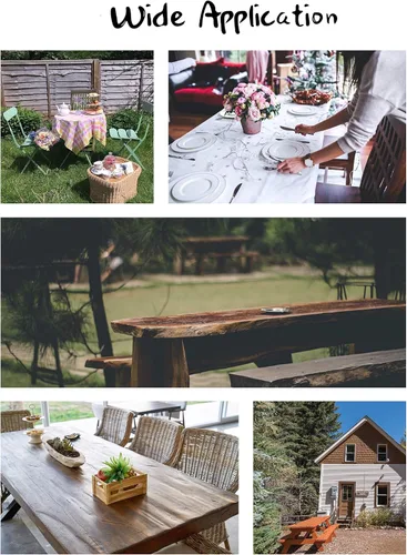 Vista 7 de Paquete de 12 clips para mantel – Clips de mantel para mesas al aire libre, soportes de acero inoxidable resistentes Paquete de 12 unidades S