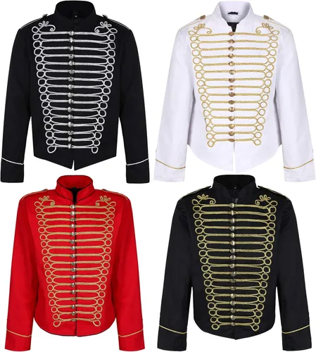 Vista 4 de Ro Rox Napoleon Military Drummer Parade - Chaqueta militar Steampunk