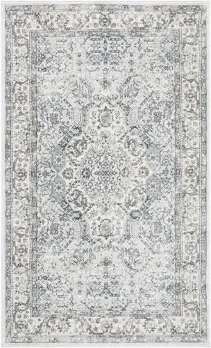 Vista 37 de SAFAVIEH - Colección Isabella, alfombra decorativa - 2'2" x 5', azul y crema, diseño oriental, no desprende pelusa y fácil cuidado, ideal para áreas