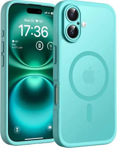 Vista 183 de TOCOL Funda para iPhone 11, compatible con Magsafe, protección completa de cámara, imanes integrados, protección contra caídas, funda translúcida