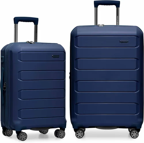 Vista 63 de Traveler's Choice Pagosa indestructible Hardshell expandible Spinner Equipaje, Azul bebé, Pagosa indestructible Hardshell expandible Spinner Equipaje