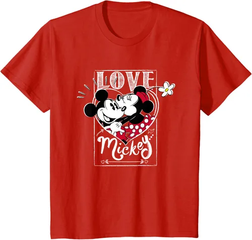 Vista 50 de Disney Mickey & Minnie Mouse Love Mickey - Camiseta para el día de San Valentín