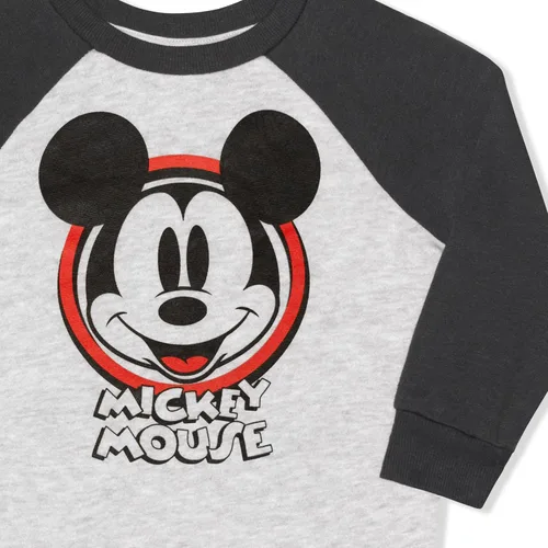 Vista 4 de Disney Mickey Mouse - Conjunto de suéter y gorro para niños pequeños y niños pequeños
