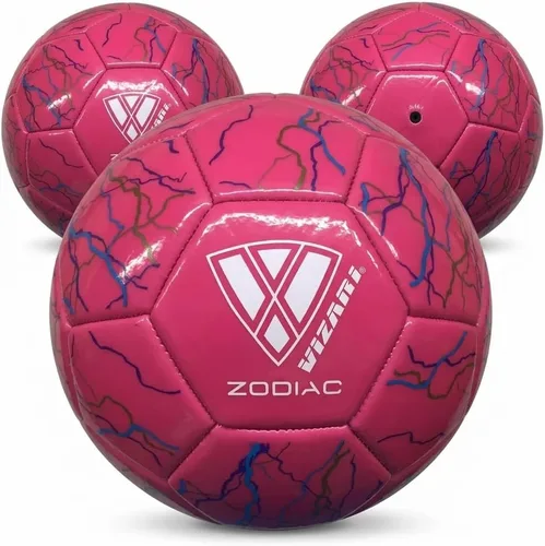 Vista 8 de Vizari Zodiac Balón de fútbol para jóvenes, adultos, niños, niñas, niños Tamaño 3, 4, 5 Balón de fútbol de cuero sintético duradero e