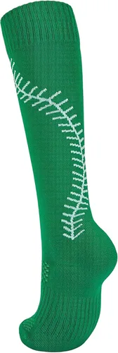 Vista 6 de American Trends Calcetines de sóftbol para niñas y adultos, calcetines de béisbol y sóftbol, calcetines deportivos con puntadas, para niñas jóvenes