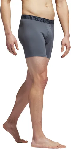 Vista 4 de adidas Men's Stretch Cotton Boxer Brief Underwear (4-Pack)