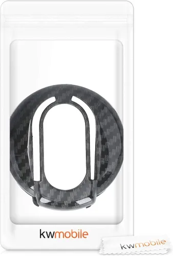 Vista 6 de kwmobile Funda para llave compatible con Mini - Carbono