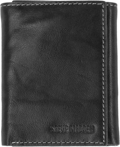 Vista 19 de Steve Madden Billetera triple RFID para hombre con ventana de identificación