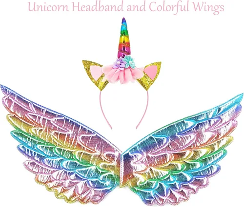 Vista 3 de MDYCW Princess Dress Up Birthday Party Fairy Costume for Toddler Girls Special Occasion Dresses Pageant Ball Gown