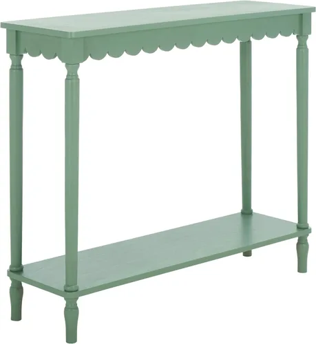 Vista 11 de SAFAVIEH Home Collection Haven French Country Farmhouse - Mesa consola marrón desierto para entrada, sala de estar, vestíbulo