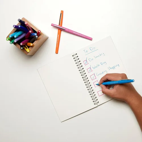Vista 2 de Paper Mate Flair Bolígrafos de punta de fieltro, punta media (0.028 in / 0.7 mm), edición limitada Candy Pop, colores surtidos, 12
