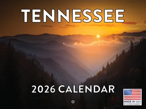 Vista 191 de Calendario de Alabama 2026 para pared, 12 meses, mensual, recuerdos escénicos de AL Hecho en Estados Unidos