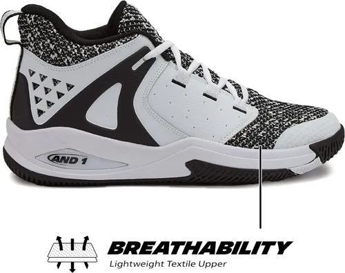 Vista 2 de AND1 Take Off 3.0 Mens Basketball Shoes, Indoor or Outdoor, Street or Court