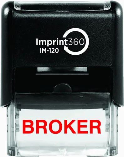 Vista 13 de Imprint 360 AS-IMP1001 - Copia Client S, sello de goma autoentintado de calidad comercial resistente, tinta roja, tamaño de impresión de 9/16" x