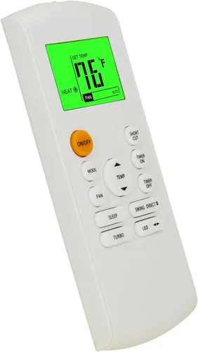 Vista 7 de Mando a distancia de repuesto para aire acondicionado Midea MRCOOL FRIMEC Klimaire RG57B1/BGE RG57B2/BGE RG57B/BGE RG57/BGE RG57A6/BGEF RG57A7/BGEF