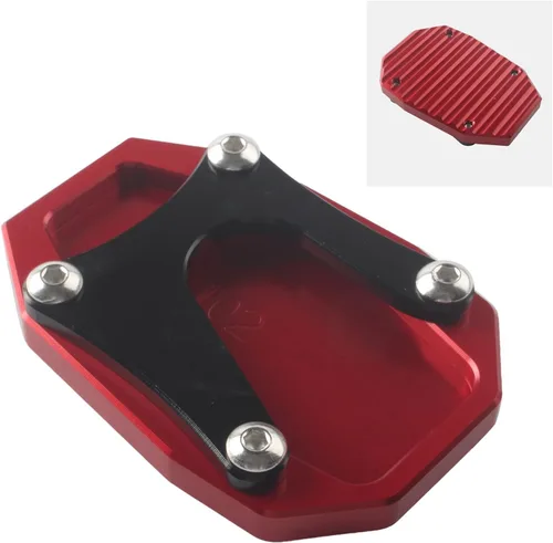 Vista 2 de Soporte lateral antideslizante para DUCATI MULTISTRADA V4/V4S/V4 S SPORT 2021 Rojo
