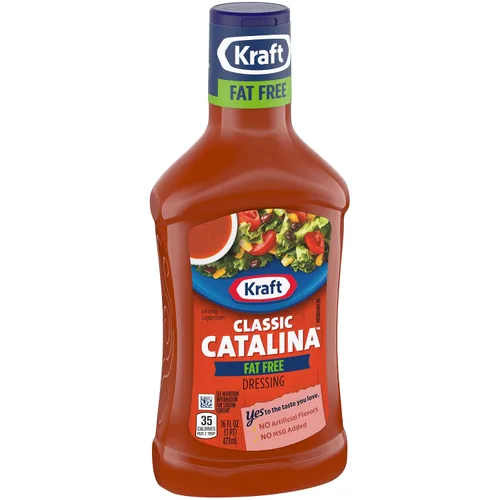Vista 9 de Kraft Aderezo para ensalada clásico Catalina sin grasa (paquete de 6 unidades, botellas de 16 onzas líquidas)
