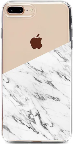 Vista 27 de Casely Funda para iPhone 6/7/8 Plus Bosque floral Flor de cerezo rojo Diseño clásico ultra delgado Flor de cerezo rojo floral