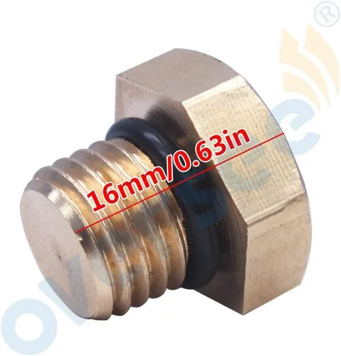 Vista 3 de Depósito del enchufe 6H1-43829-00 con junta tórica 93210-09165 para Yamaha 75-90HP 2pcs/set
