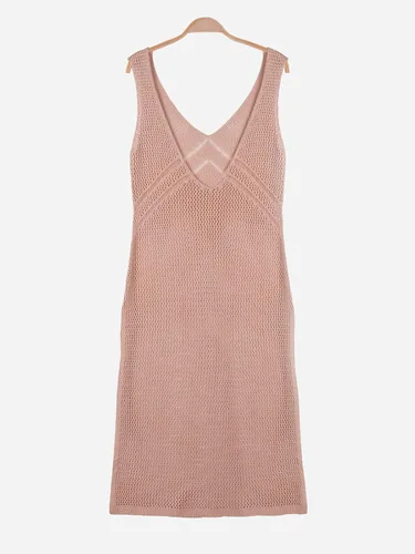 Vista 5 de CUPSHE Vestido de verano sin mangas con cuello en V para mujer