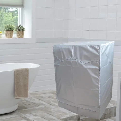 Vista 7 de QLLY Cubierta para lavadora/secadora para máquina de carga frontal - Impermeable, a prueba de polvo, a prueba de sol, A27"P33"Al39" Adecuada