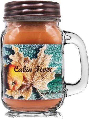 Vista 7 de Mountain Kettle - Vela en tarro de cera con pan de plátano, vela perfumada, día de Navidad, decoración de otoño, alivio de ansiedad y estrés, quema